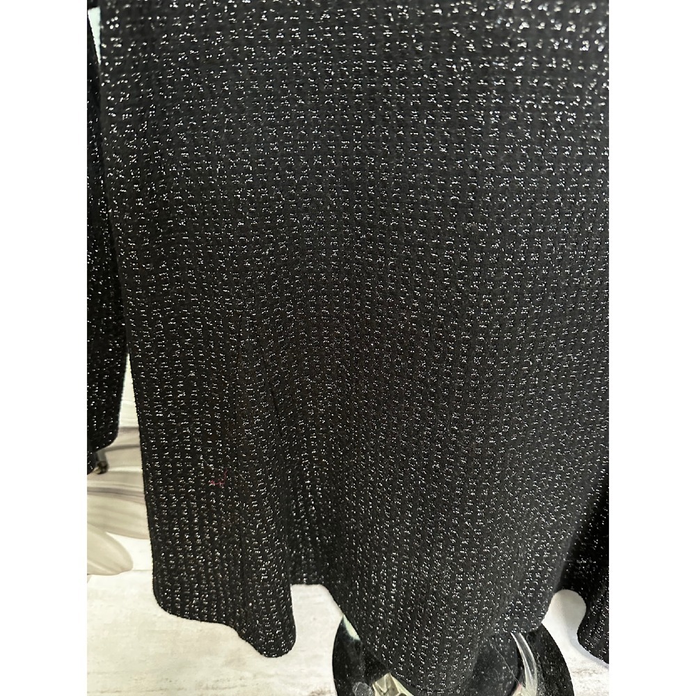 Cowl‎ Neck Tunic Top Sparkle Party Holiday Flared Sleeve - Picture 12 of 16